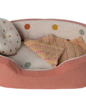 Maileg - Cosy Basket Medium Coral