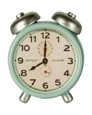 Maileg - Alarm Clock Mouse Mint