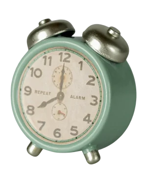 Maileg - Alarm Clock Mouse Mint