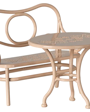 Maileg  - Cafe Set, Mouse, Big - Pale Pink SS25