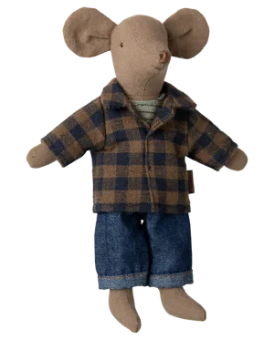 Maileg - Dad Mouse, Light Brown SS25