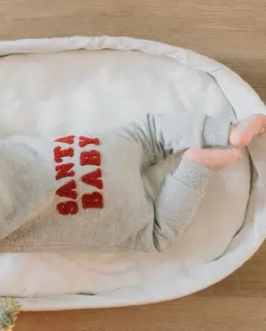 Petit Lem -Santa Baby Romper