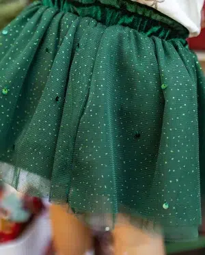 Souris - Green Glam Skirt