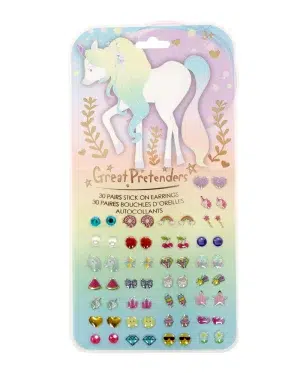 GP- Whimsical Unicorn Sticker Earrings, 30pairs