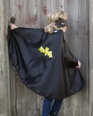 GP- Reversible Spider/Bat Cape & Mask 3-4y