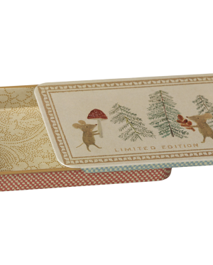 PRE ORDER Maileg- Box with Sliding Lid Xmas Mice FW26