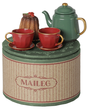 PRE ORDER Maileg- Christmas Tea Box Mouse FW26