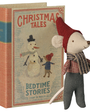 Maileg- Xmas Baby Mouse in Book