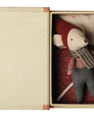 Maileg- Xmas Baby Mouse in Book