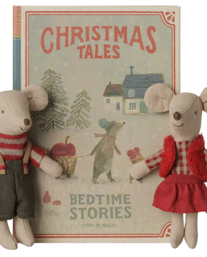 Maileg- Xmas Twins in Book FW26