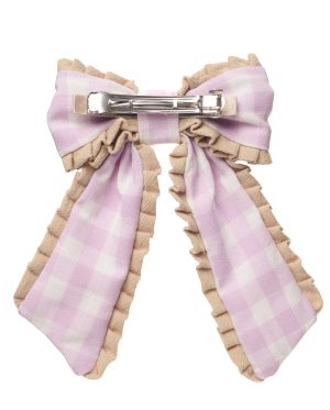 Rockahula - Gingham Ruffle Bow Clip