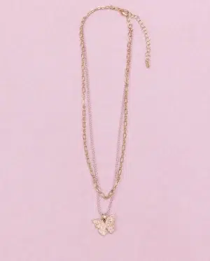 GP- Bubbly Butterfly Necklace