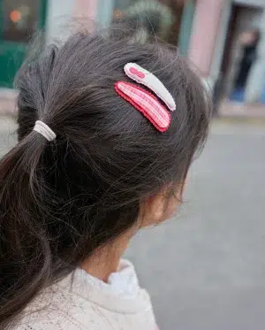 Rockahula- Cherry Fabric Clip set