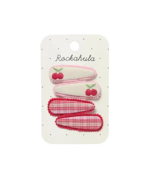 Rockahula- Cherry Fabric Clip set