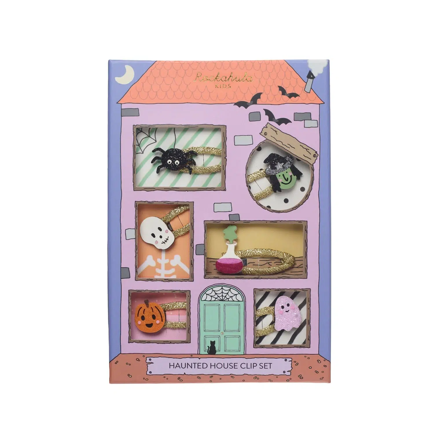 Rockahula- Haunted House Hair Clip Set