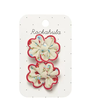 Rockahula- Martha Ditsy Scallop Bow Clips