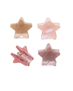 Rockahula- Shimmer Stars Claw Clips 4 Pack